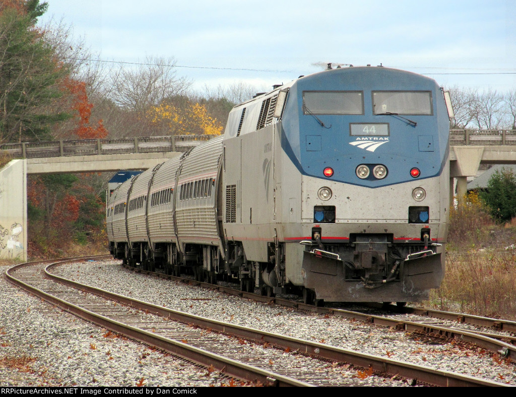 Amtrak #44 in Brunswick